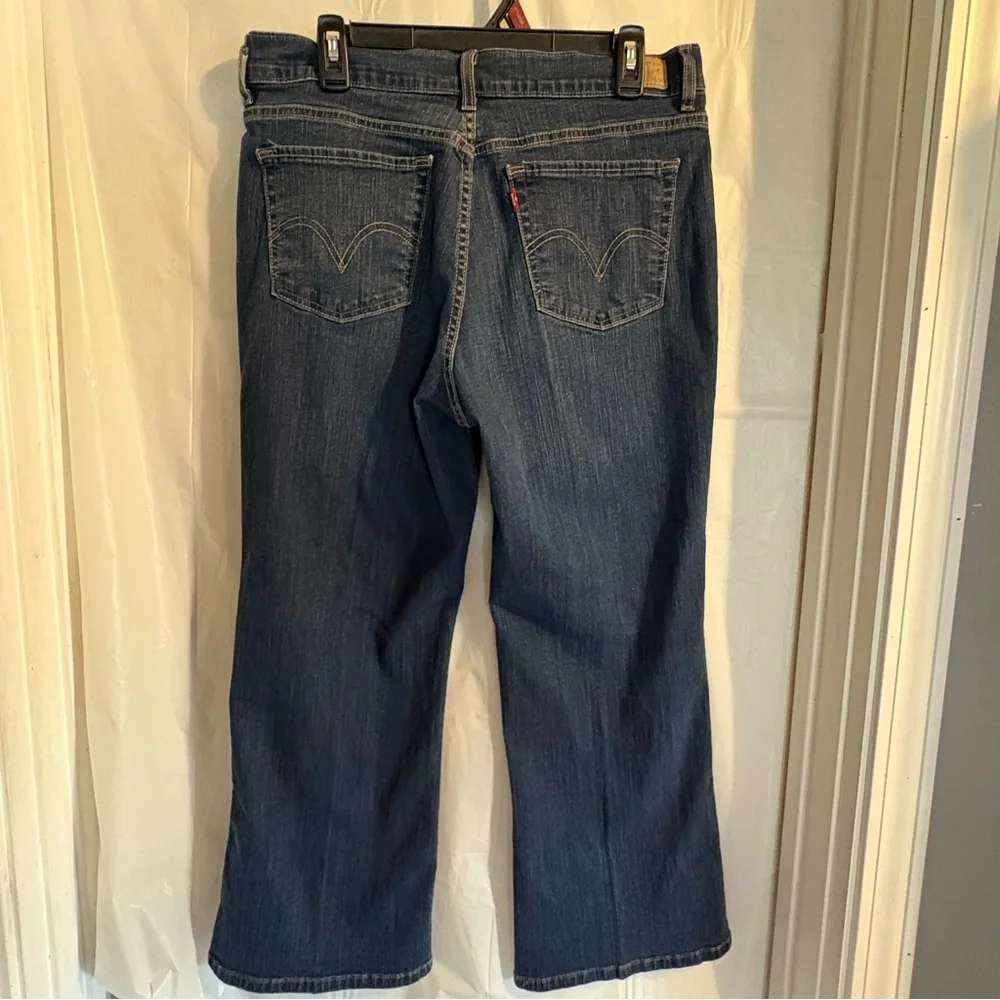 Levi’s 512 Perfectly Slimming Jeans Women’s Sz 16P Short Cotton Denim Flattering